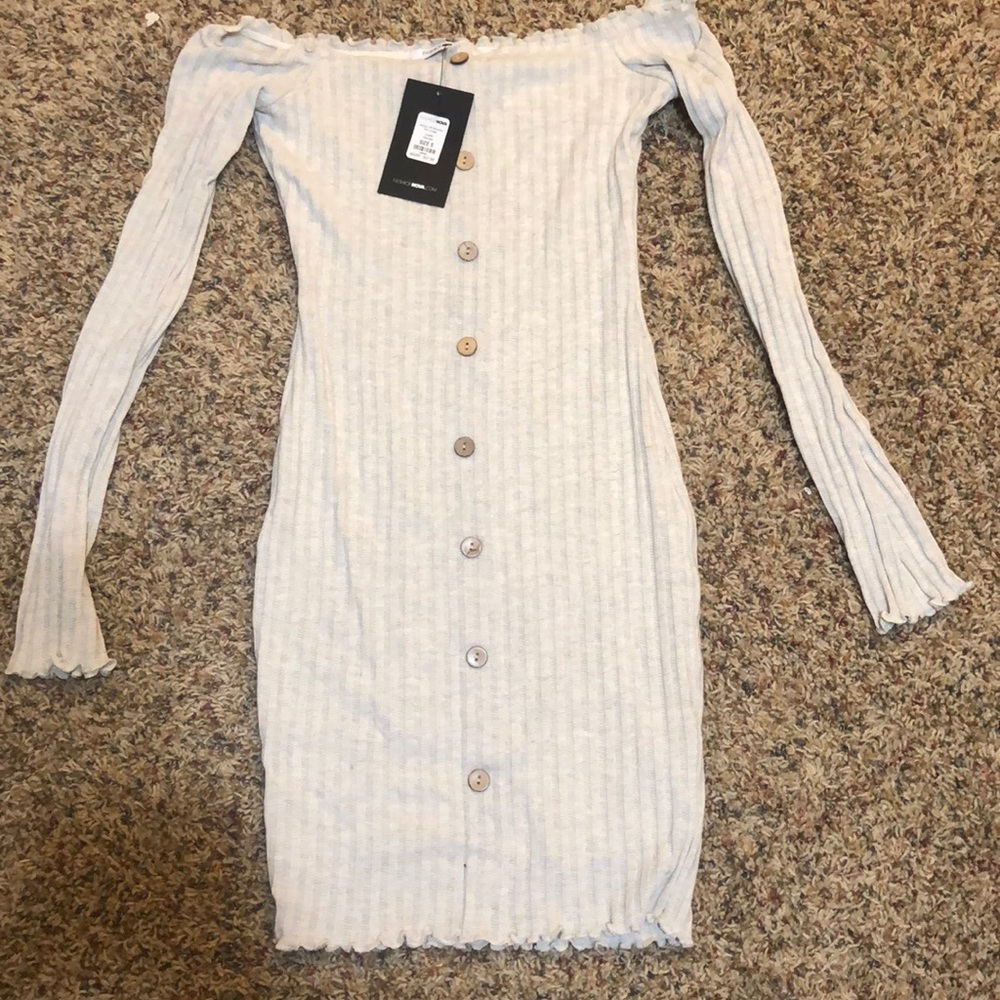 Jacklyn Off Shoulder Mini Dress Fashion Nova